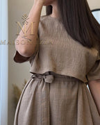 ROUBE LIN 2 PIECES